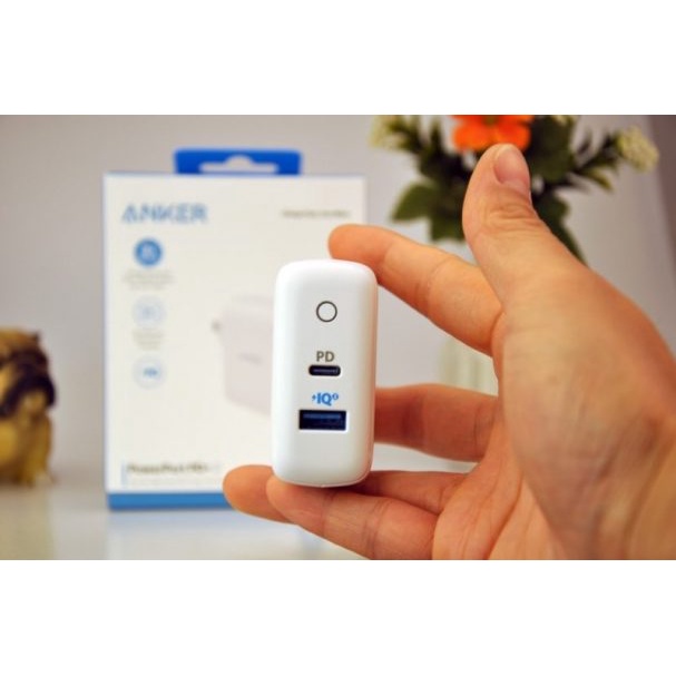 Củ sạc ANKER POWERPORT PD+2, 2 CỔNG, 35W (1 PD 20W, 1 PIQ 15W) – A2636
