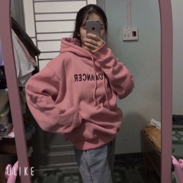 Áo hoodie nữ vải nỉ lót bông dày dặn thêu Romance | BigBuy360 - bigbuy360.vn