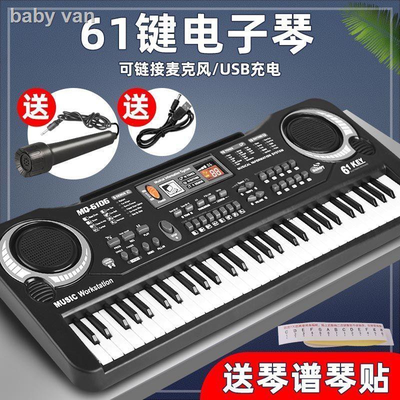 ■Đàn piano điện tử 61 phím thông minh cho trẻ em hướng dẫn sử dụng piano cho người mới bắt đầu đồ chơi cho trẻ em trai v