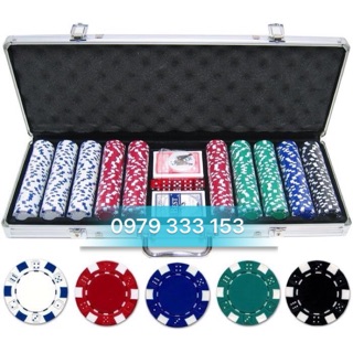 Phỉnh poker 500 chip loại không số