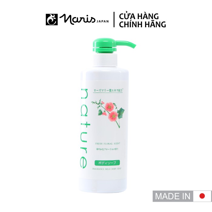 [Chính hãng] Sữa tắm Naris Nature hương hoa tự nhiên 500ml