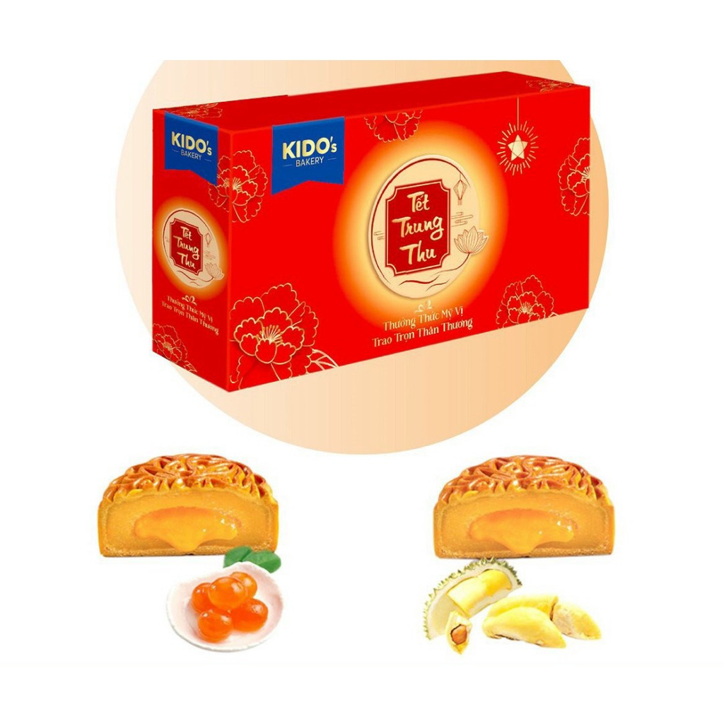 Hộp 2 bánh trung thu Lava trứng chảy thượng hạng 120g