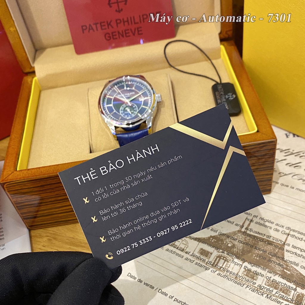 Đồng hồ nam PP máy cơ - size 42mm bản cao cấp bảo hành 24 tháng autowatch | BigBuy360 - bigbuy360.vn