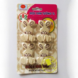 Móc dán tường Thành lợi hình thỏ
