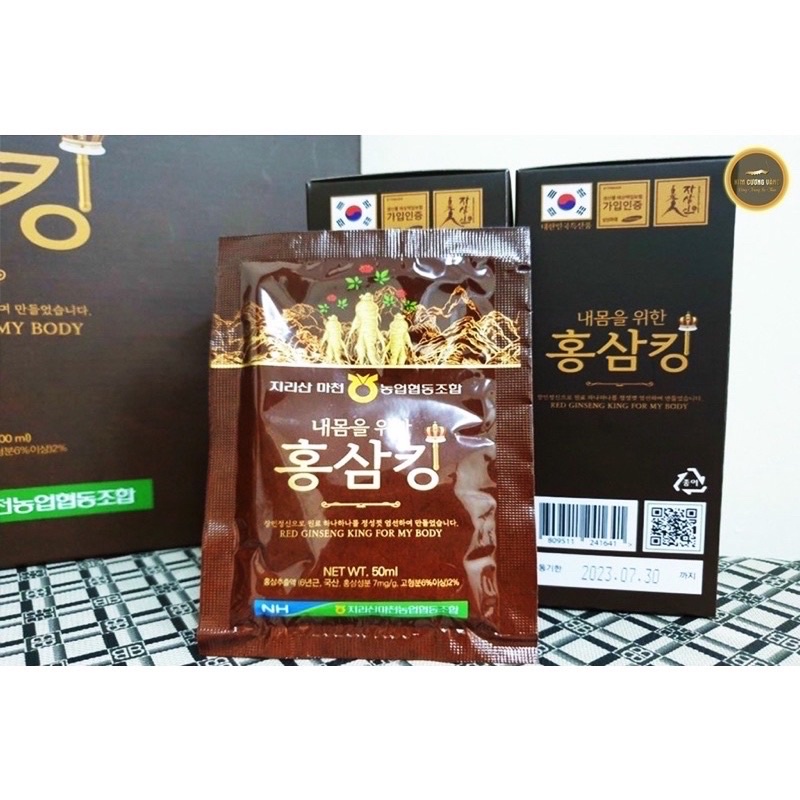 Nước Hồng sâm vua Hàn Quốc 30 gói x 50ml