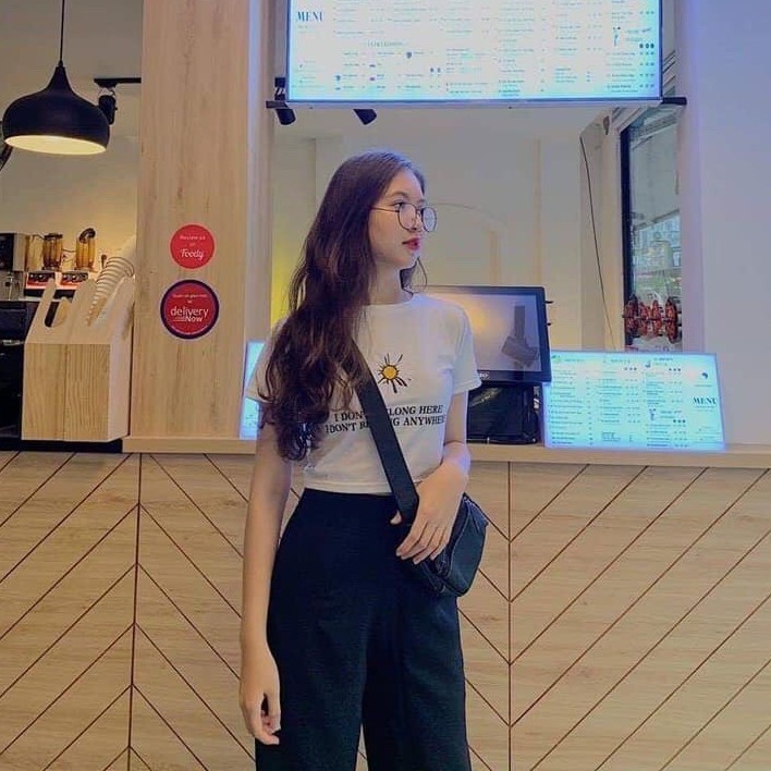 Áo Croptop In Hoa Cúc Hottrend Dáng Ôm - VIETCENTRE