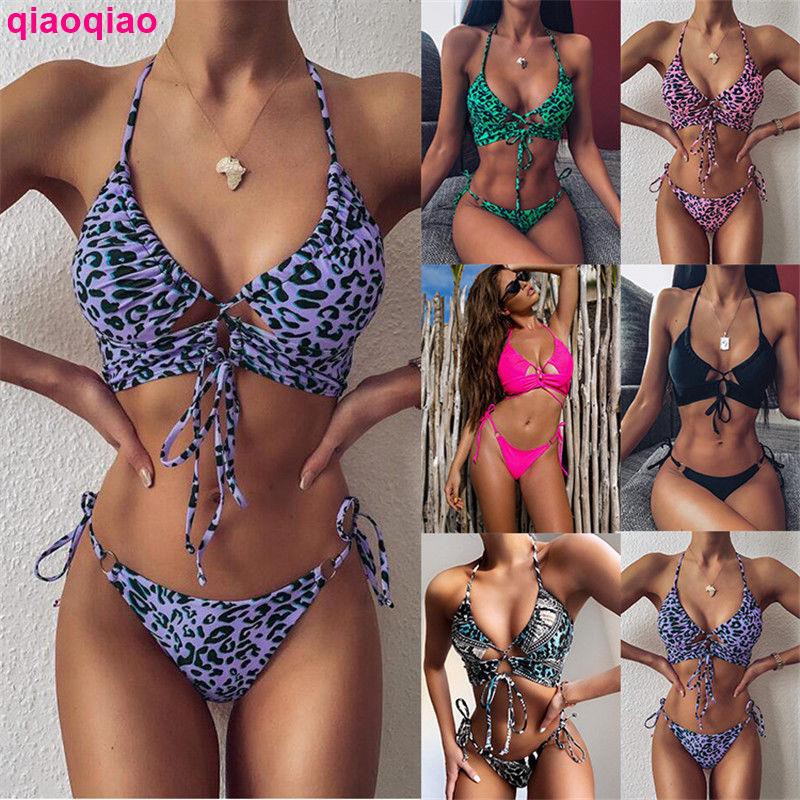 Bộ Bikini Màu Trơn Kiểu Âu Mỹ Thời Trang 2020 Cho Nữ | BigBuy360 - bigbuy360.vn