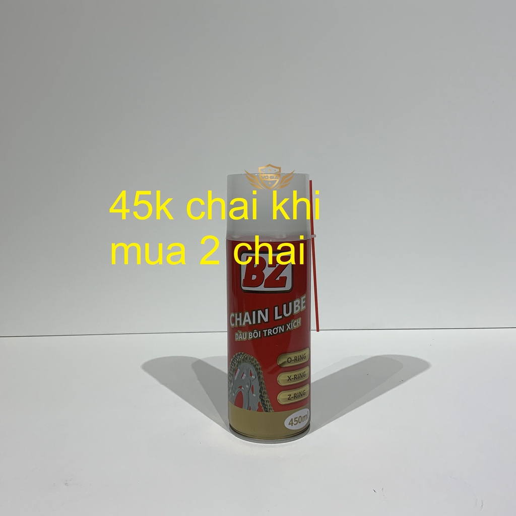 Chính Hãng - Chai Xịt Dưỡng Sên BZ Chain Lube 450ml