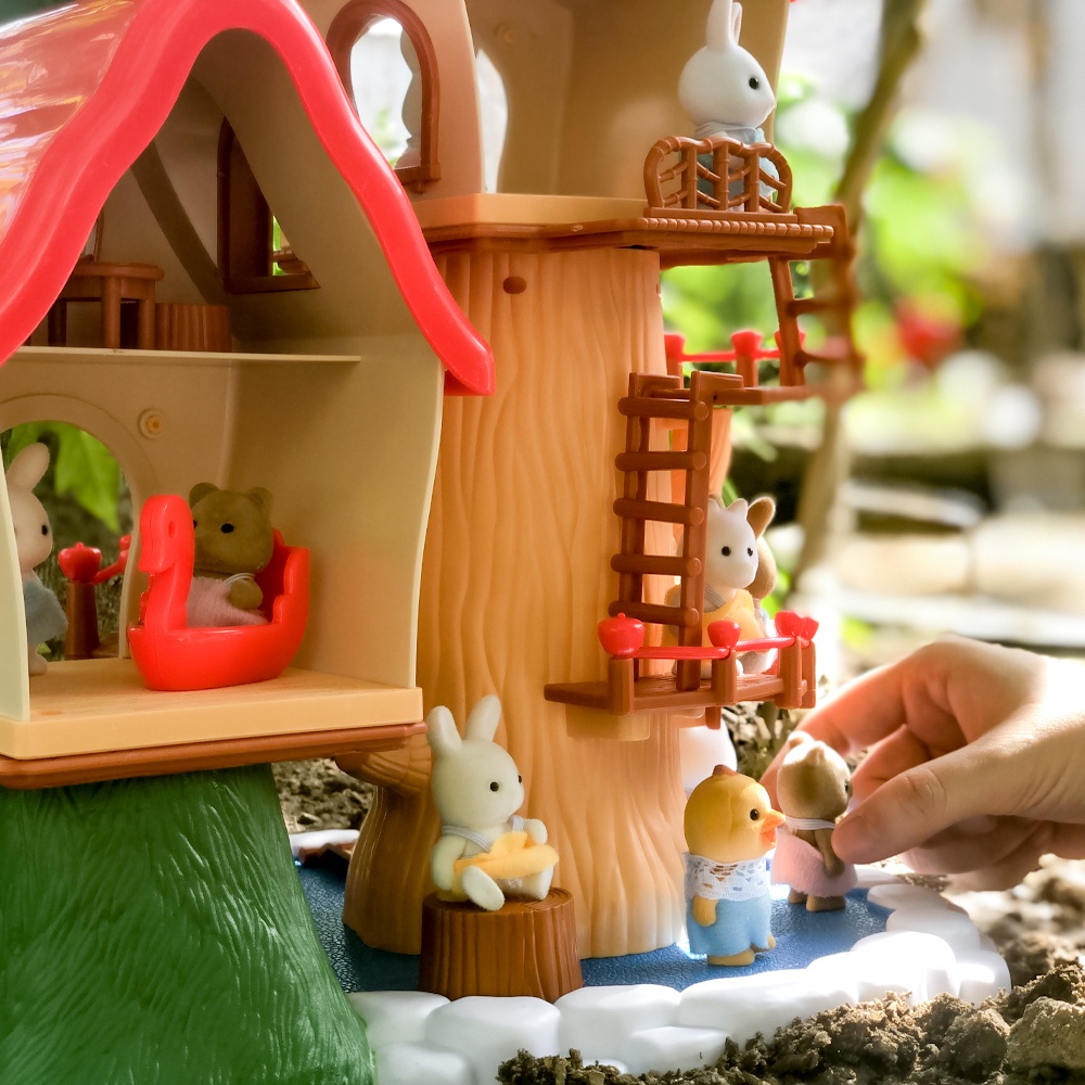 Nhà Búp Bê Đồ Chơi Phong Cách Mới 2021 Bộ Ngôi Nhà Búp Bê Thỏ Tỷ Lệ 1/12