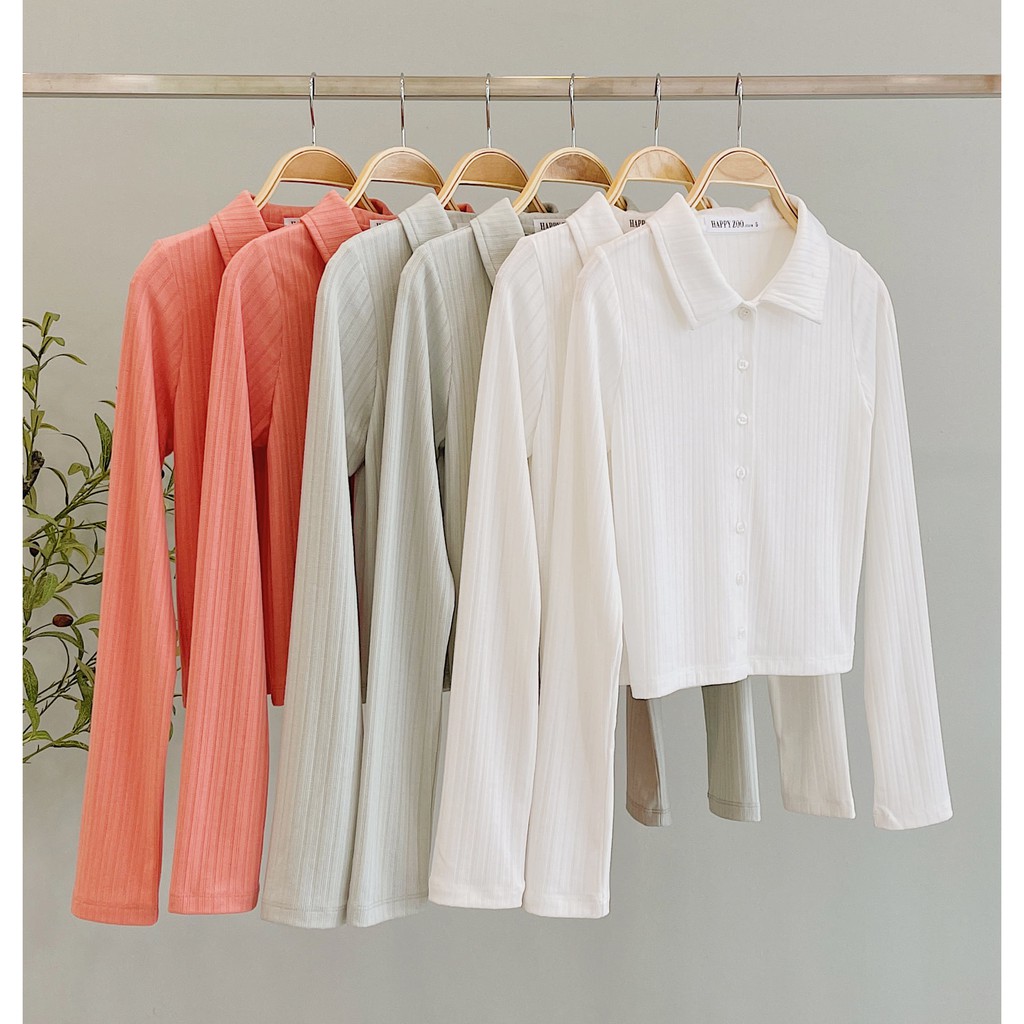 Happy Zoo - Áo thun polo tay dài ( 3 màu ) | BigBuy360 - bigbuy360.vn