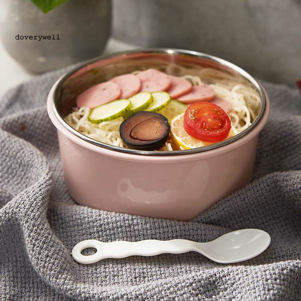 Hộp Đựng Cơm Trưa 1000ml Bằng Thép Không Gỉ Có Nắp Đậy Tiện Dụng