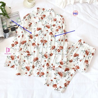 Bộ Bầu Sau Sinh Vải Lanh lụa Mềm Mát Y03