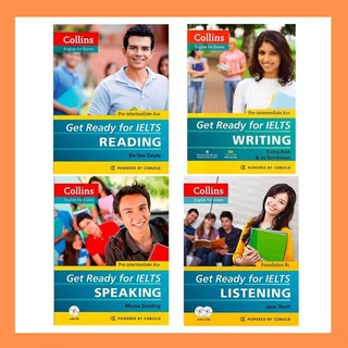 Trọn bộ 4 cuốn collins – get ready for ielts : reading, writing, speaking, listening