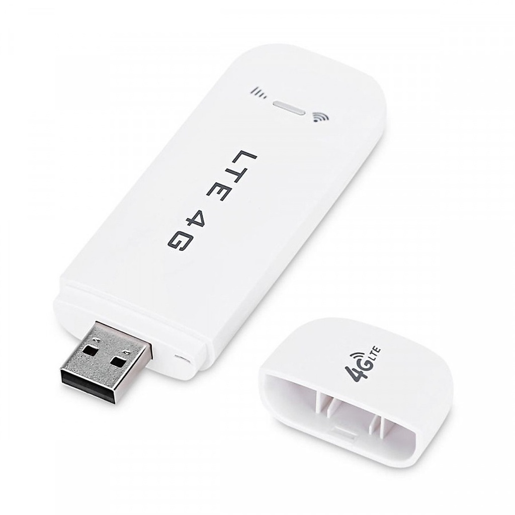 USB 4G Phát Wifi LTE - Nhận Sim Đa Mạng - Dcom 4G - Kèm Khe Cắm Thẻ Nhớ