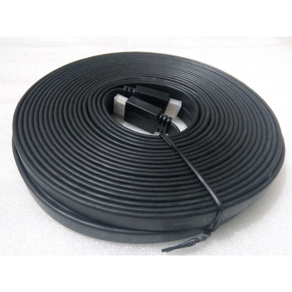 Cáp tín hiệu HDMI 20m dẹt đen