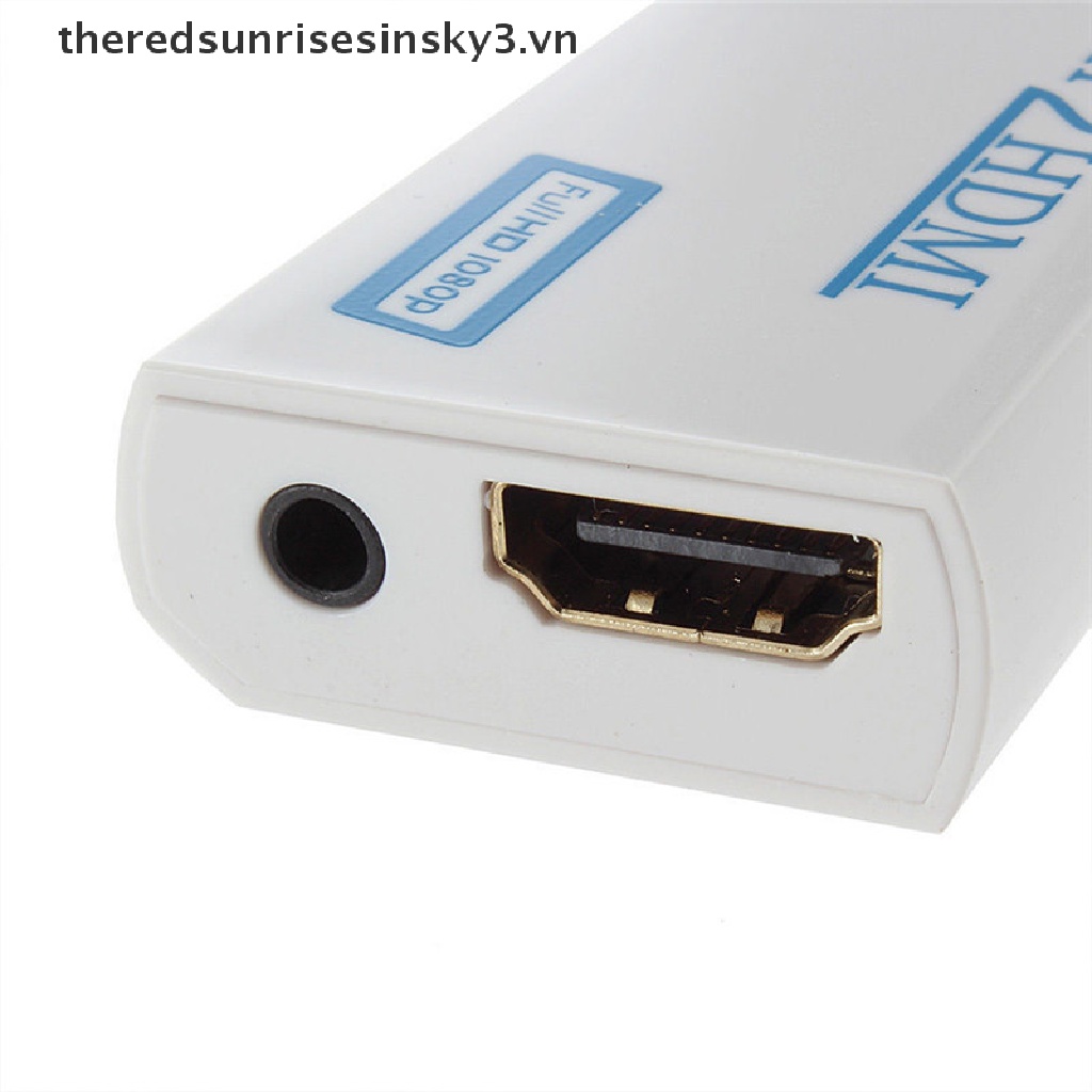 Đầu Nối Chuyển Đổi HD Wii Sang HDMI 1080P / 720P Kèm Dây Cáp 3.5MM