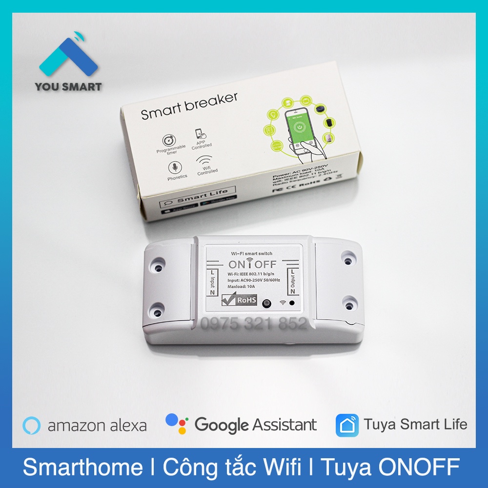 [Hỏa Tốc HN] Công tắc thông minh Mini Wifi Tuya OnOff - Tuya Basic thay thế Sonoff