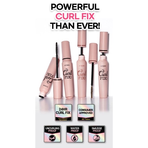 Mascara ETUDE làm cong mi 8g / 2 Colors