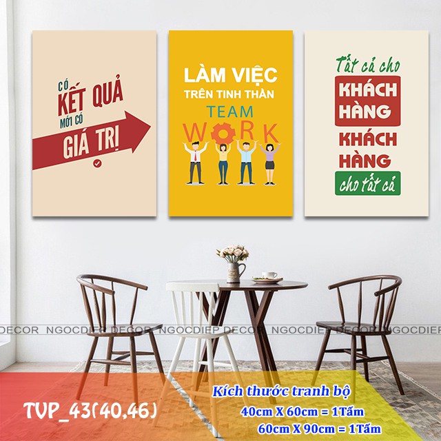 Tranh slogan treo văn phòng SP310