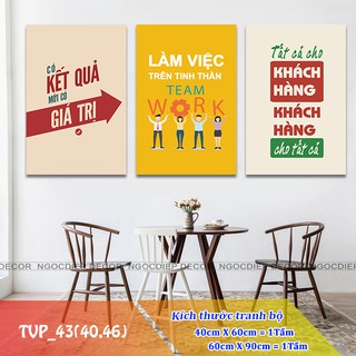 Tranh slogan treo văn phòng SP310