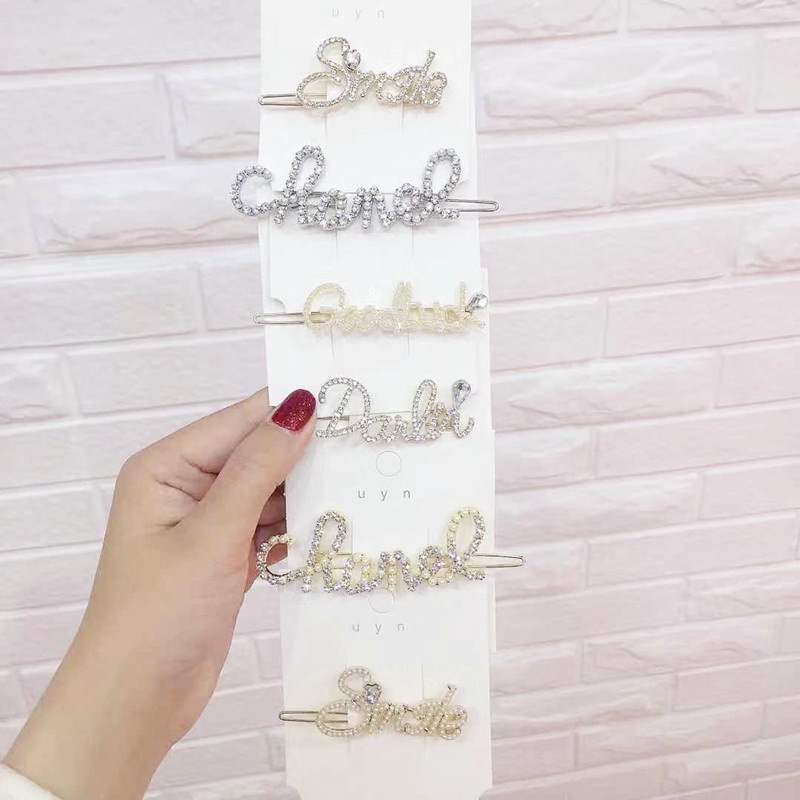 Kẹp Tóc Hình Chữ Thời Trang Hàn Quốc Cho Nữ