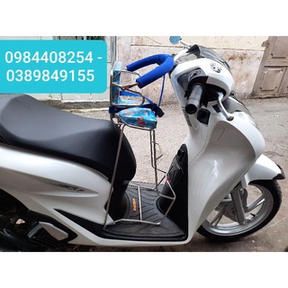 Ghế ngồi xe máy cho bé xe SH - SHI - PS có tựa