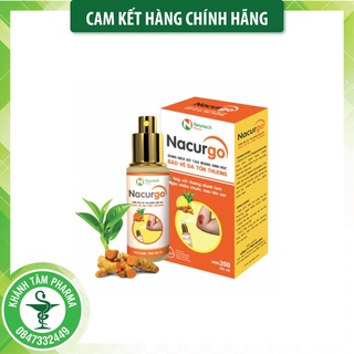 ! ! NACURGO dạng xịt - Làm lành vết thương - Nana curcumin/nacugo