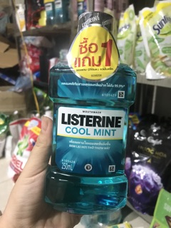 Nước súc miệng Listerine Cool Mint chai 250ml