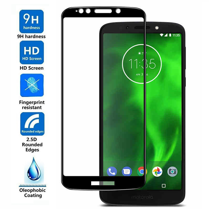 Set 2 Ốp Điện Thoại Kính Cường Lực 9h Cho Motorola Moto G5S Plus G5 S C E4 Plus P30 Note One Power Z2 Z3 G6 Play