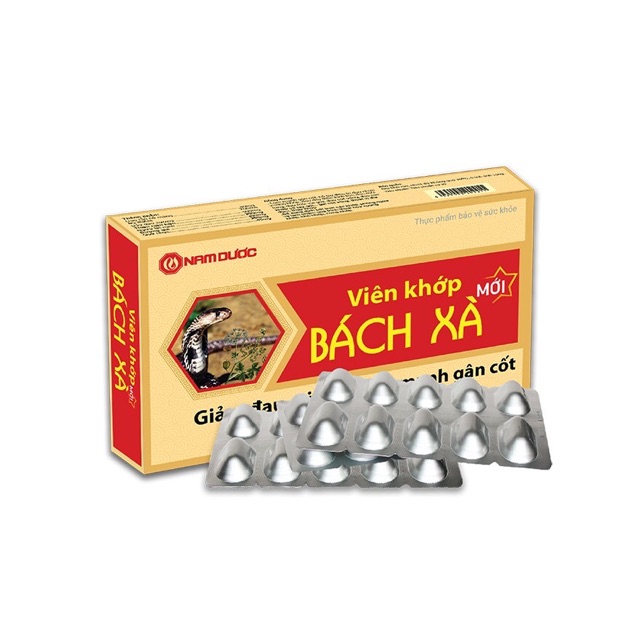 Viên Khớp Bách Xà - Hộp 30 viên giúp giảm đau, mạnh gân cốt
