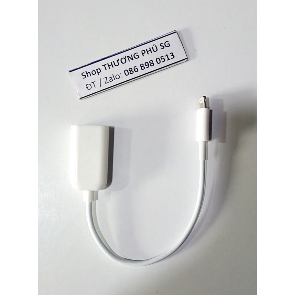 Cáp OTG Iphone Lightning ra USB 2.0 cho Iphone & Ipad