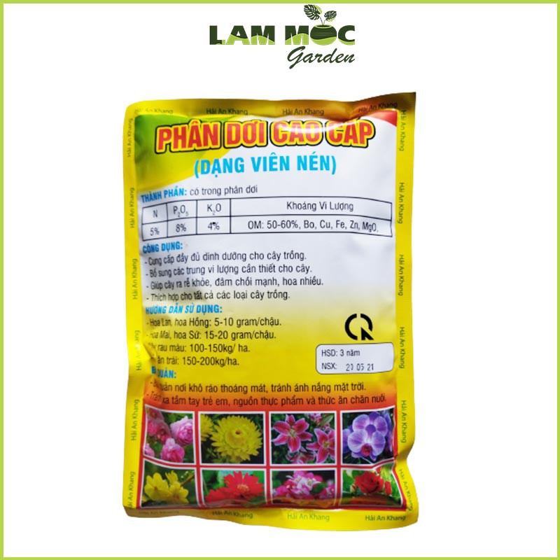 Phân Dơi Cao Cấp Dạng Viên Nén Siêu Ra Rễ, Đâm Chồi Mạnh, Ra Hoa Nhiều Gói 700gr