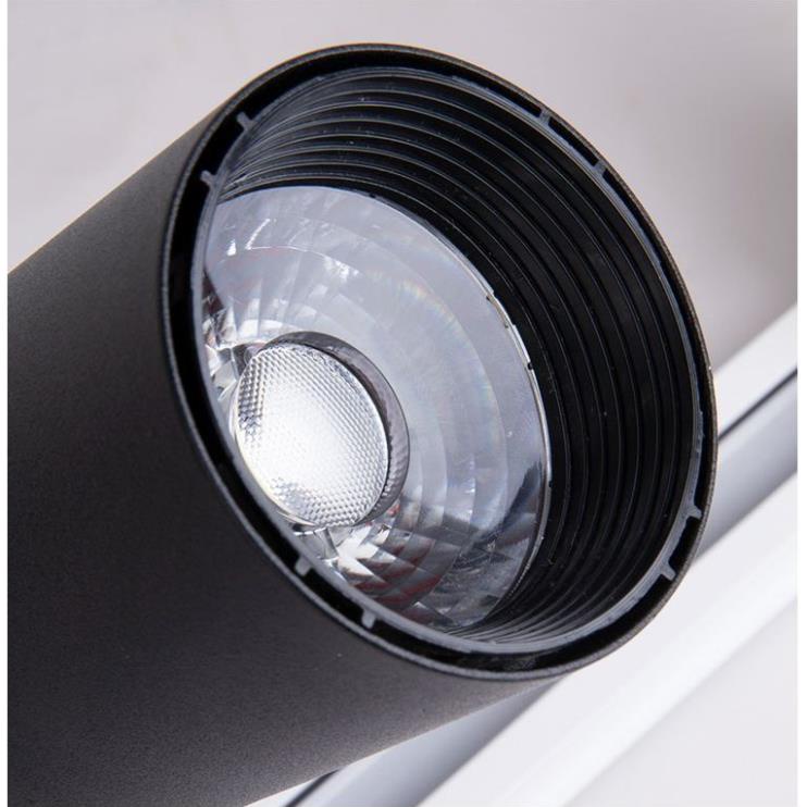 Combo 5 đèn led rọi ray ống bơ 12w + thanh ray 2m