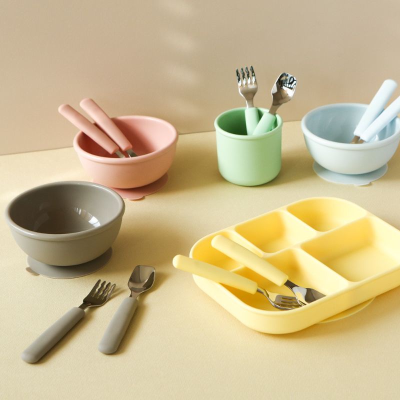 SET THÌA DĨA BONBON DAILYLIKE NỘI ĐỊA HÀN CHO BÉ KÈM HỘP ĐỰNG