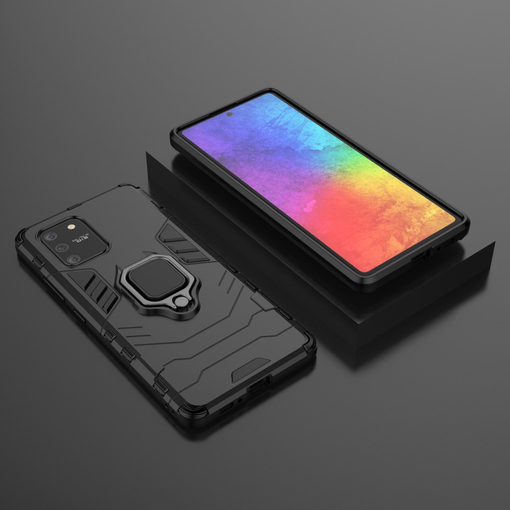 Ốp lưng Samsung S10 Lite chống sốc Iron Man Iring chống sốc siêu bền giá đỡ xem phim