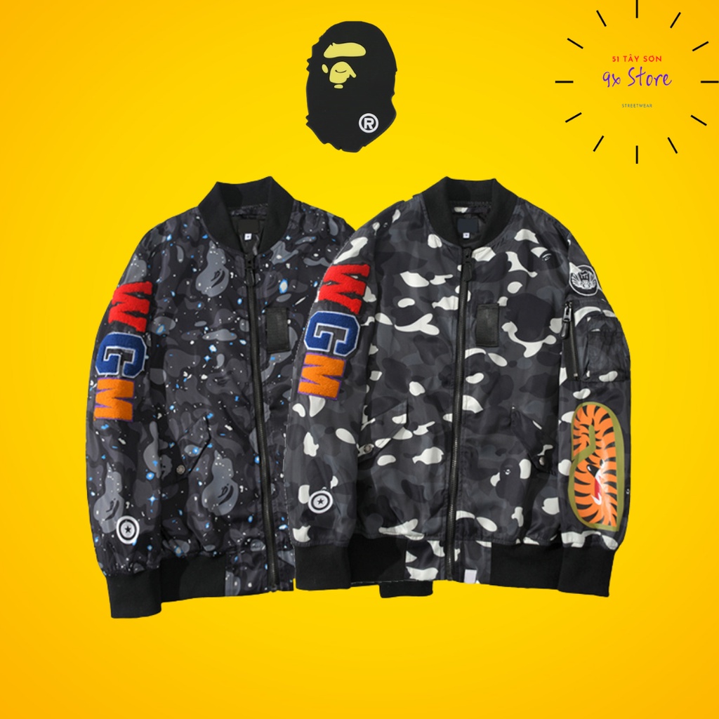 Áo Bomber Bape siêu cấp Ss2021