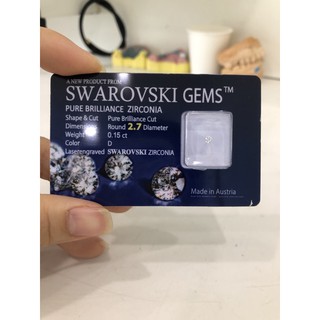 Combo 20vi Đá gắn răng kim cương nhân tạo