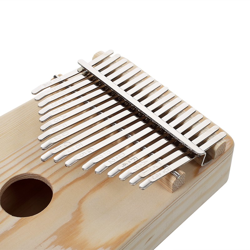 Đàn Kalimba 17 phím chất liệu gỗ Mahogany kích thước 18*13*3.5cm có thể tự trang trí tại nhà