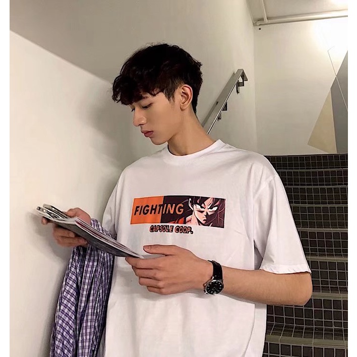 【M-8XL】Áo Thun Tay Lỡ Dáng Rộng In Chữ Thời Trang Mùa Hè Mới Cho Nam
