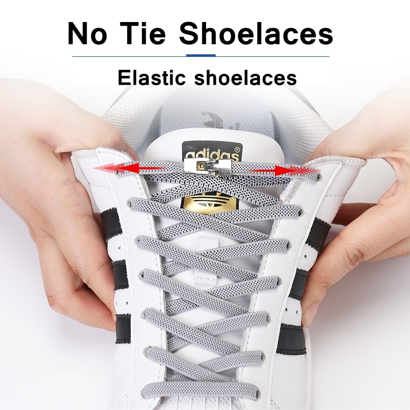 Dây Giày Sneaker 1 Giây Không Cần Buộc Co Giãn Dành Cho Người Lớn Và Trẻ Em