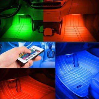 Đèn Led Trang Trí Gầm  Xe Ô Tô Chế Độ 7 Màu, Đèn Gầm Xe Kèm Remote Điều Khiển