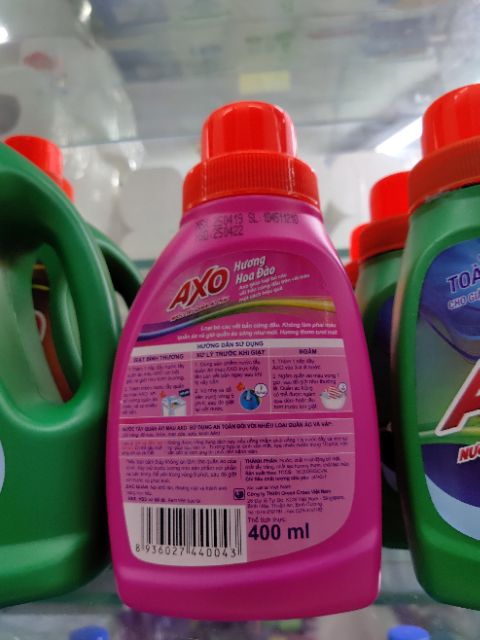 Nước tẩy quần áo màu (Chai Hồng 400ml)