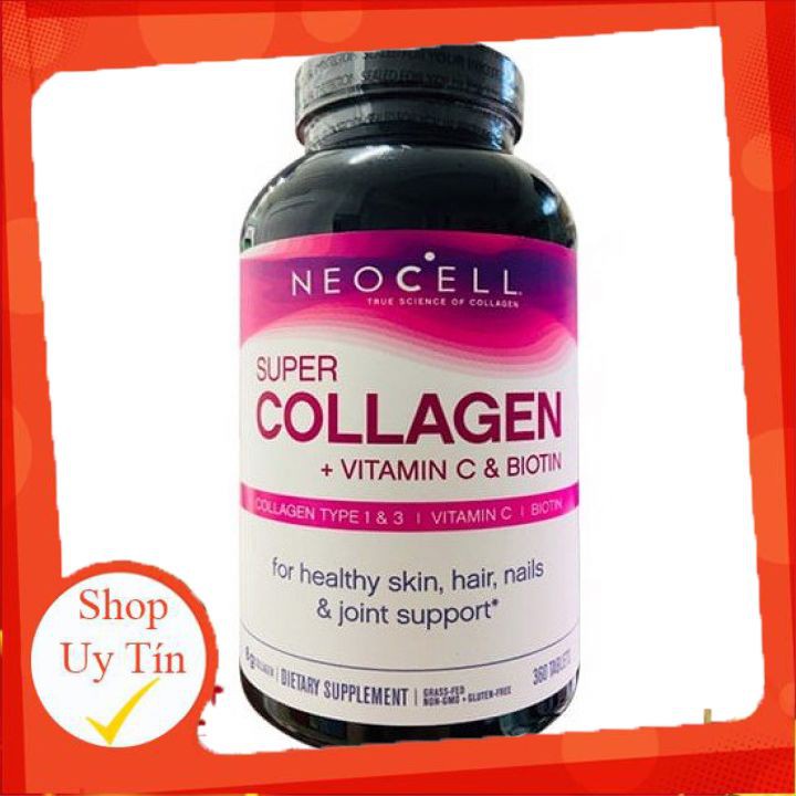 Viên Uống Colagen Neocell Super Collagen Neocell C Hàng Mỹ 360 Viên