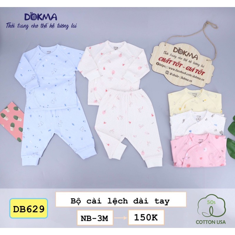 Bộ sơ sinh thu đông Dokma