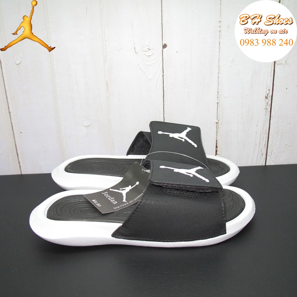 Dép Jordan hydro 6 Free ship + hộp hàng loại 1.1 JD bóng rổ siêu cấp quai ngang dán nam nữ unisex hot trend. BH Slippers