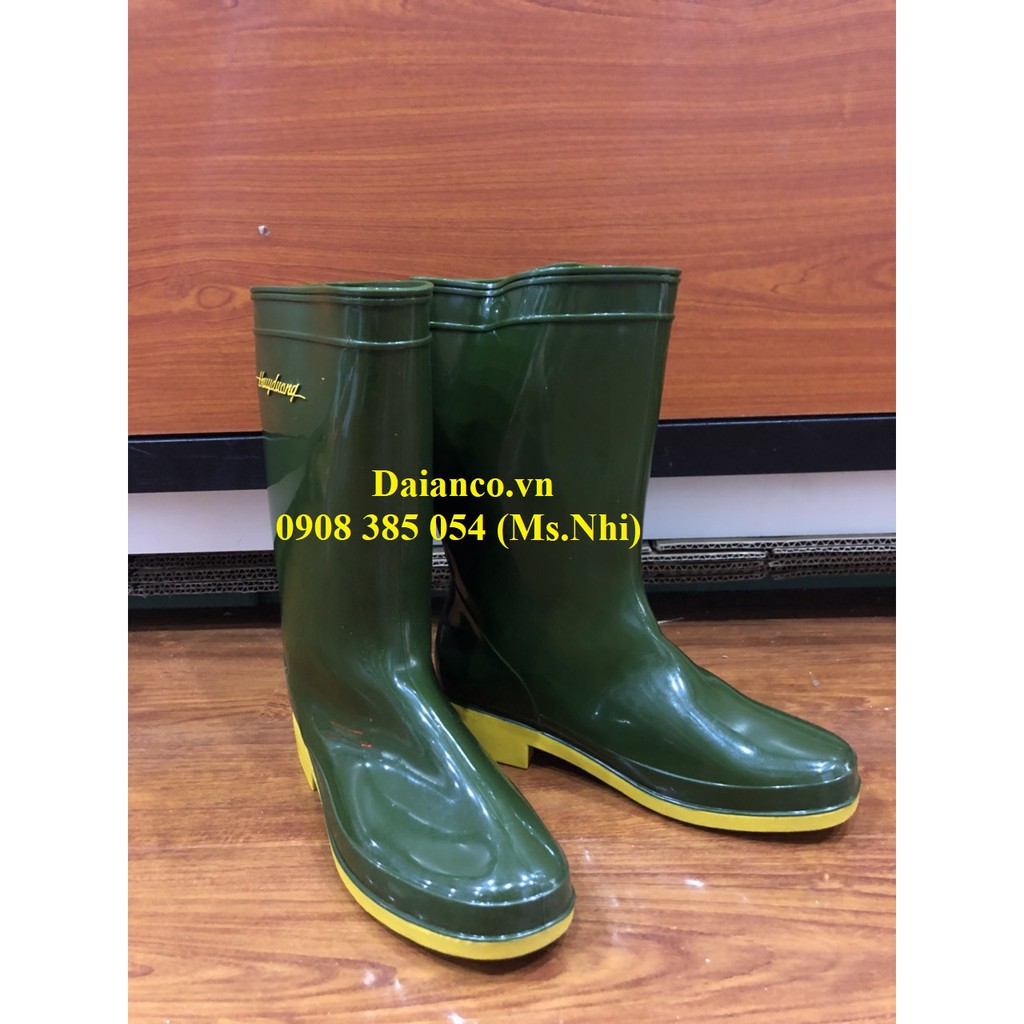 Ủng Nhựa/ Ủng công Nhân Thùy Dương- Màu Rêu Vàng - 284 (Kèm Hình Thật) | BigBuy360 - bigbuy360.vn