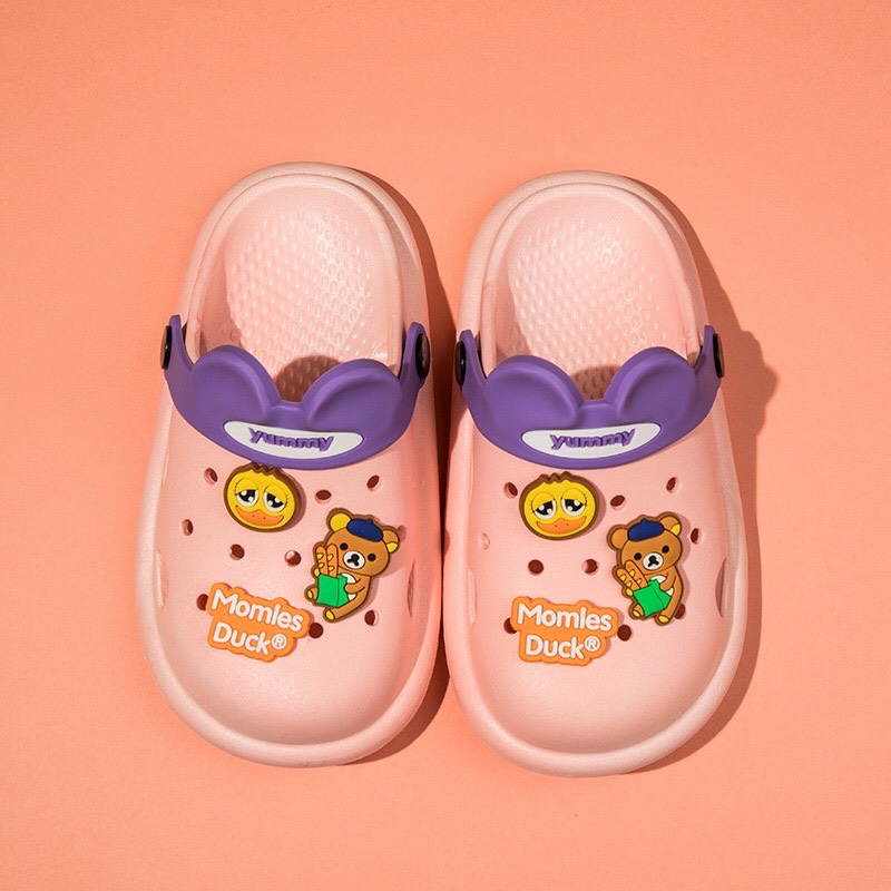 Dép sục ,cross tai gấu YUMMY cho bé