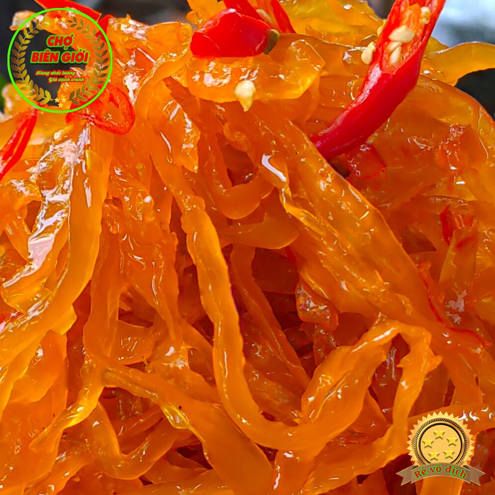 Dưa Mắm Đu Đủ Châu Đốc Giòn Thơm Trộn Sẵn Vừa Ăn Hủ 500gr