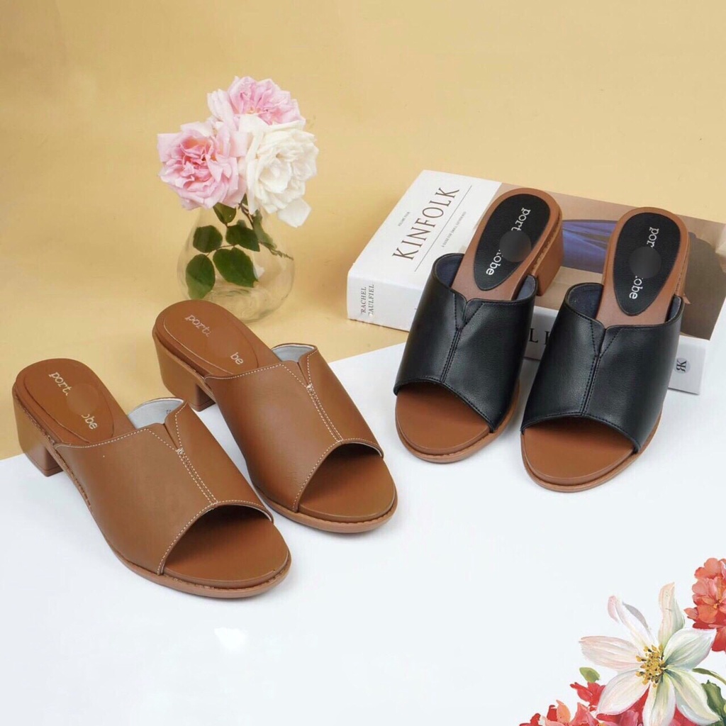 Dép Nữ Cao 3cm Da Thật Dép Quai Ngang Nữ