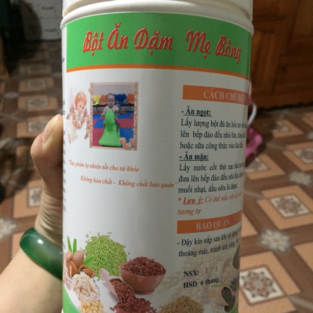 bột ăn dặm mẹ bông
